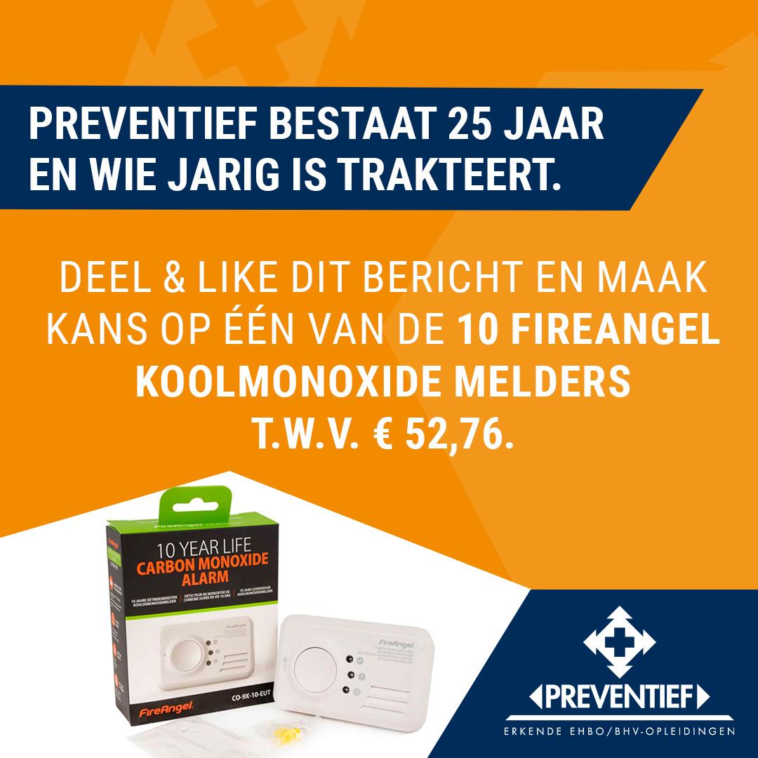 Preventief 25 jaar Trakteert | Preventief BV