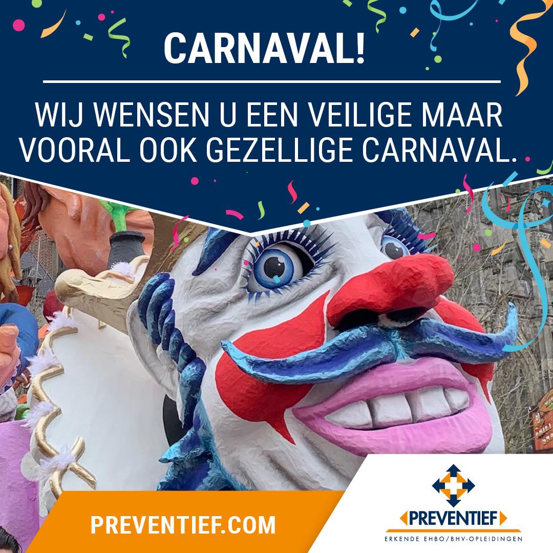 Preventief Socials Fijne Carnaval 2024 | Preventief BV