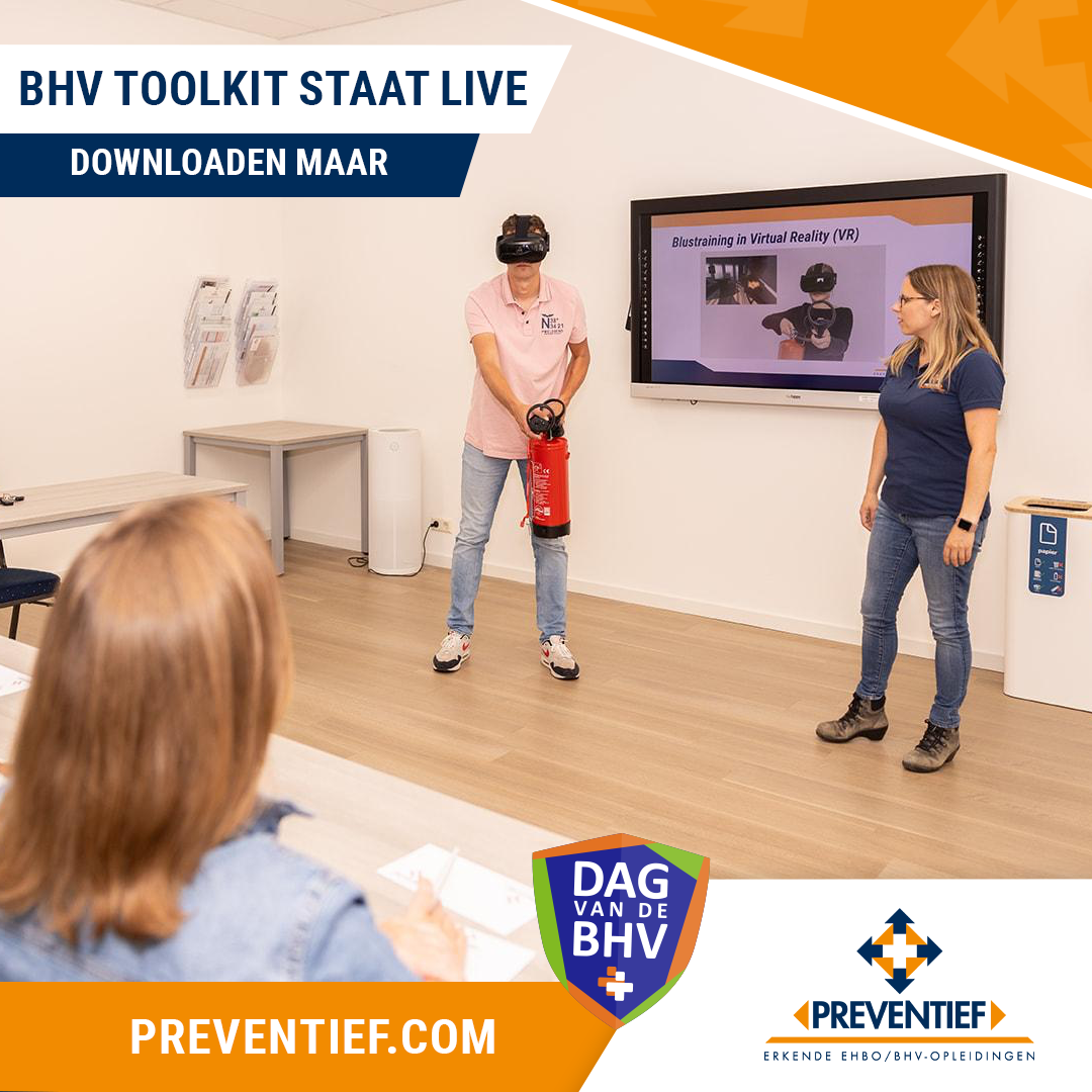 BHV Toolkit staat klaar | Preventief B.V. | Veiligheidstrainingen zoals BHV, EHBO en VCA