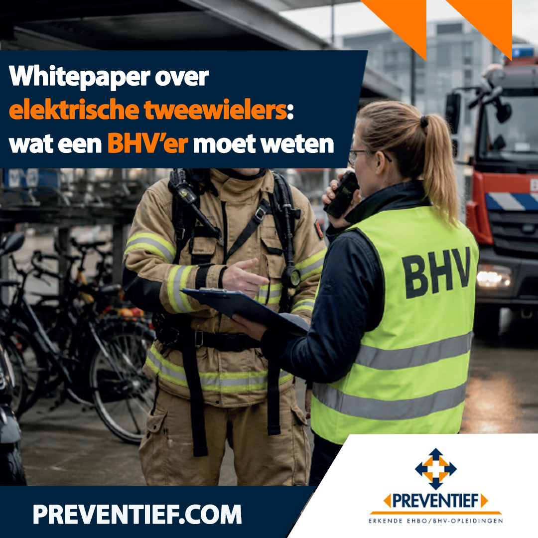 Brand in de fietsenstalling: wat elke BHV’er moet weten