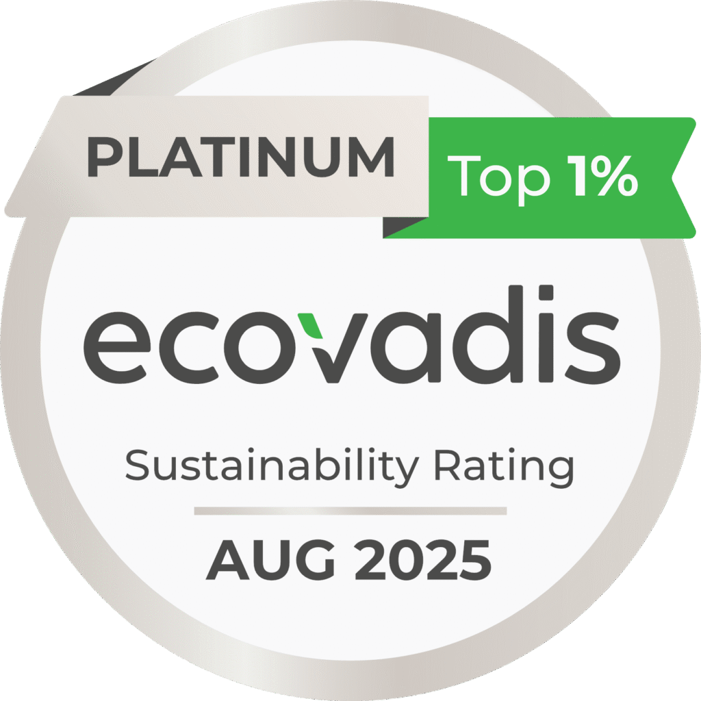 Ecovadis Platinum Top 1% Sustainability Raiting 2024 | Preventief BV