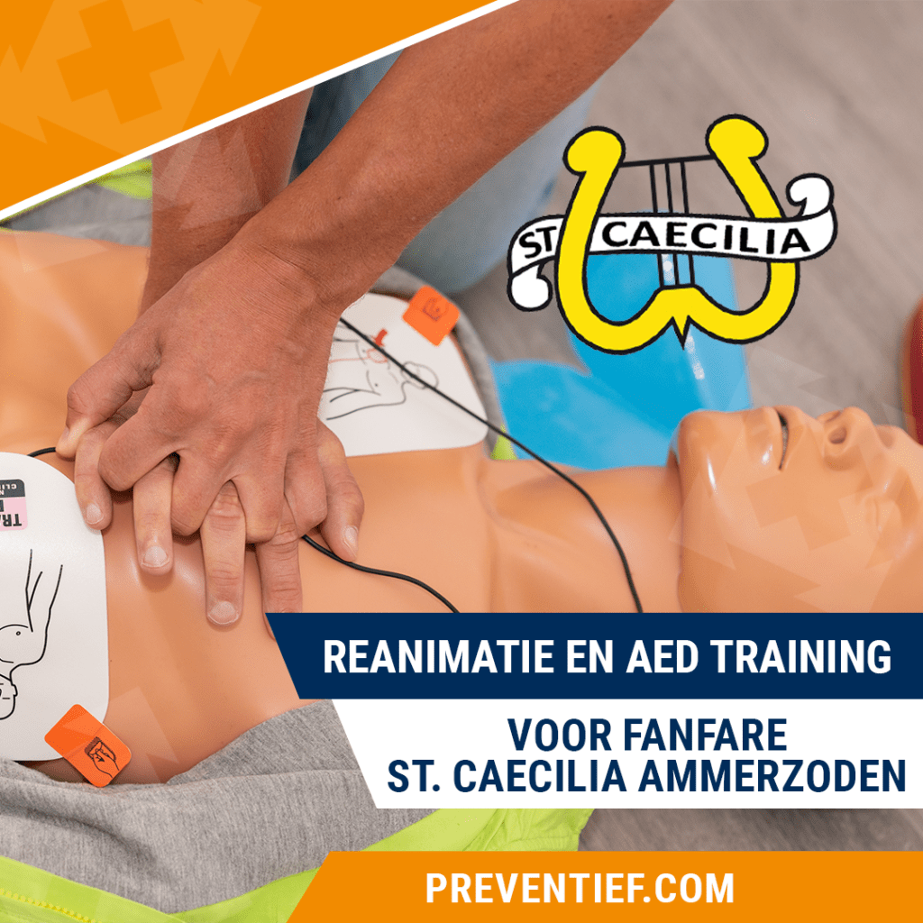 Reanimatie en AED training voor Fanfare St. Caecilia Ammerzoden | Preventief B.V. - Veiligheidstrainingen