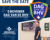 Save the date: 3 november = Dag van de BHV | Preventief B.V. | Veiligheidstrainingen zoals EHBO, BHV, VCA en meer